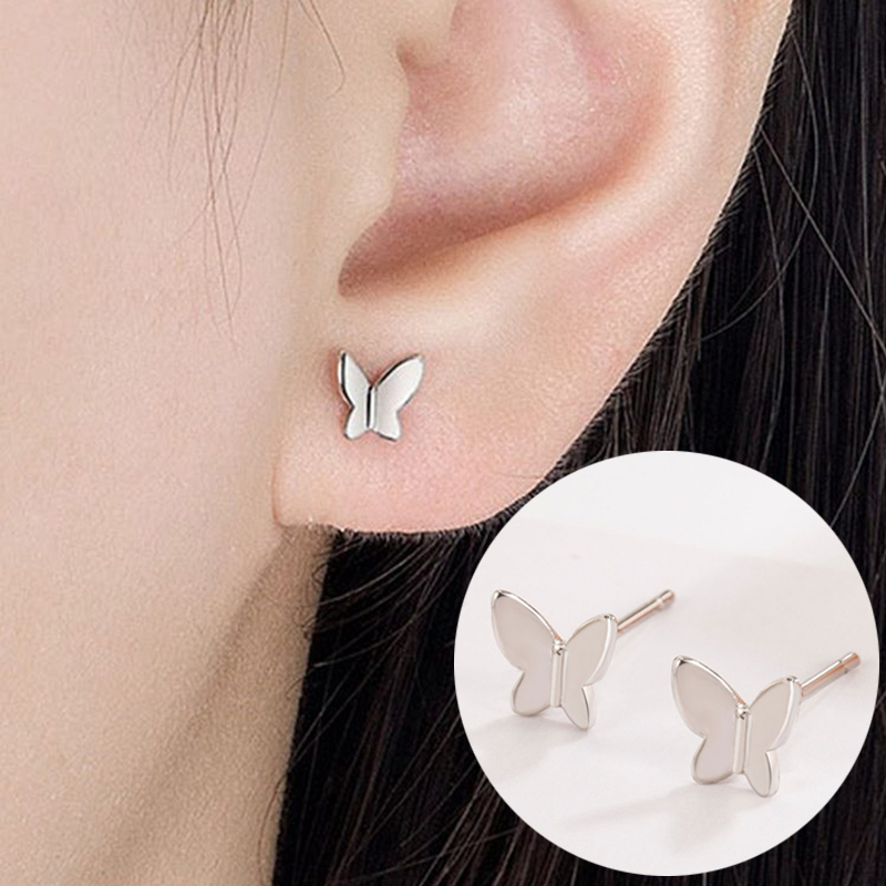 Butterfly Stud Earrings Womens Girls Jewellery Xmas New - Image 15