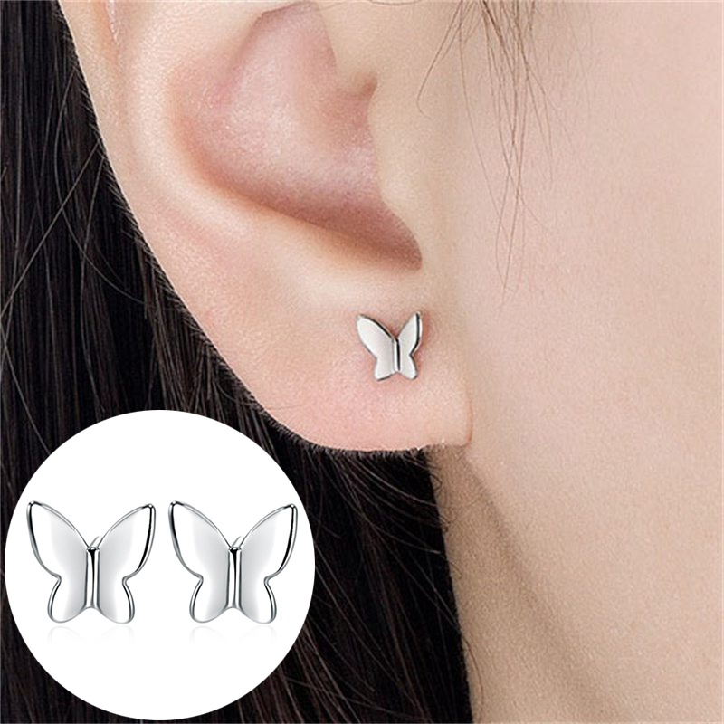 Butterfly Stud Earrings Womens Girls Jewellery Xmas New - Image 23