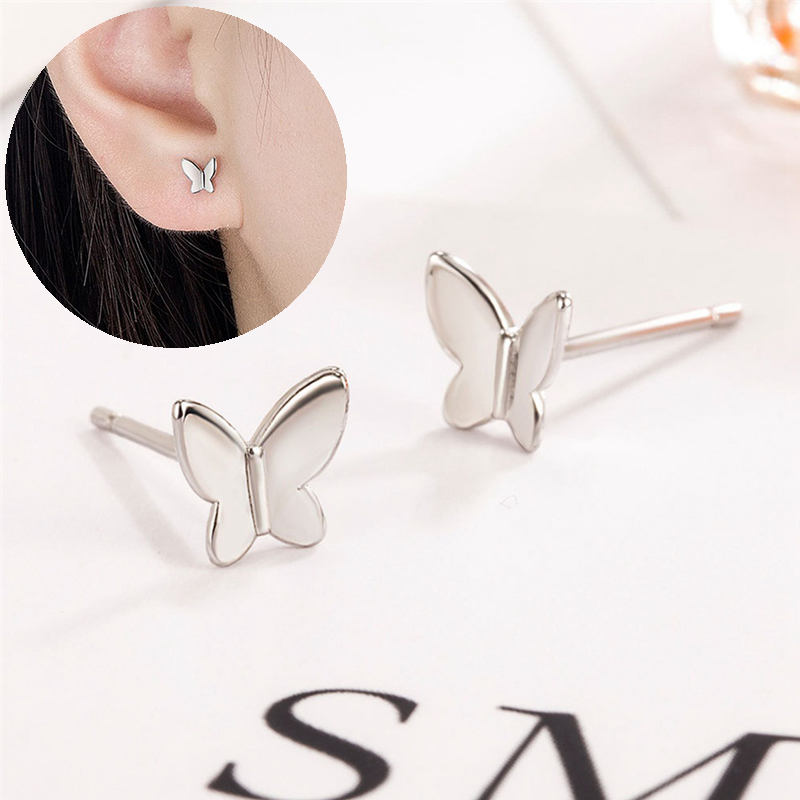 Butterfly Stud Earrings Womens Girls Jewellery Xmas New - Image 20