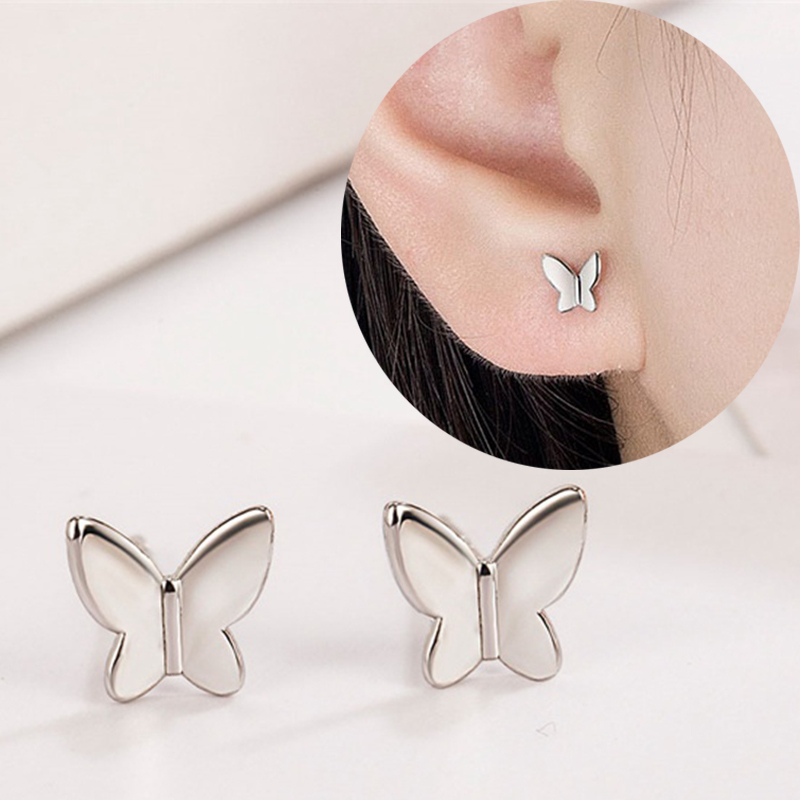 Butterfly Stud Earrings Womens Girls Jewellery Xmas New - Image 14