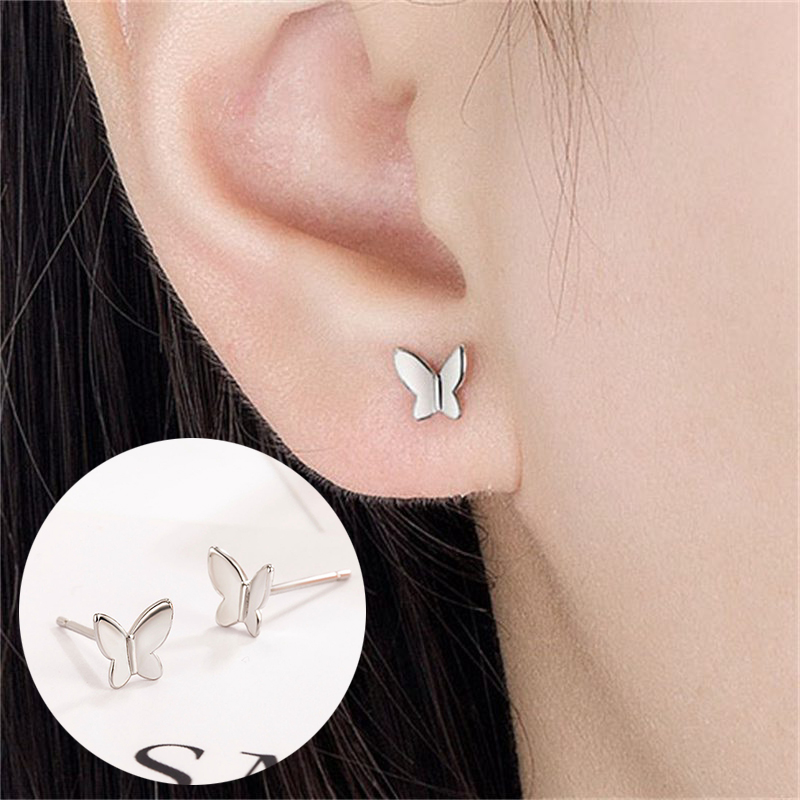 Butterfly Stud Earrings Womens Girls Jewellery Xmas New - Image 16