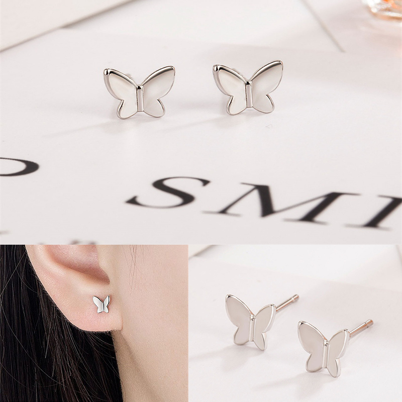 Butterfly Stud Earrings Womens Girls Jewellery Xmas New - Image 22
