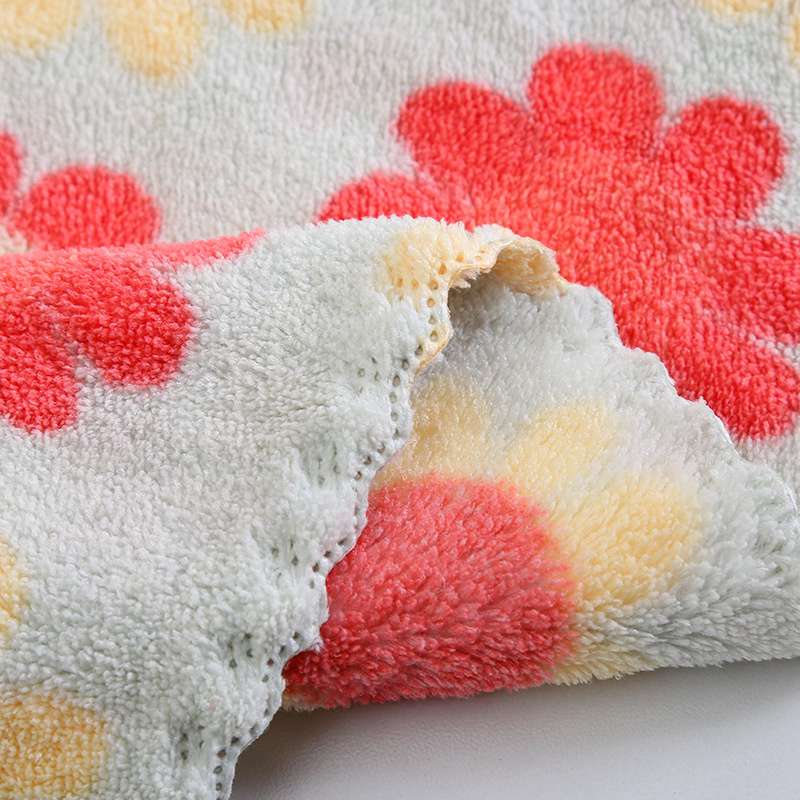 Factory in Stock Coral Fleece Square Towel Soft Absorbent Hand Towel Small Handkerchief Household Small Square Towel Kitchen Rag - Image 5