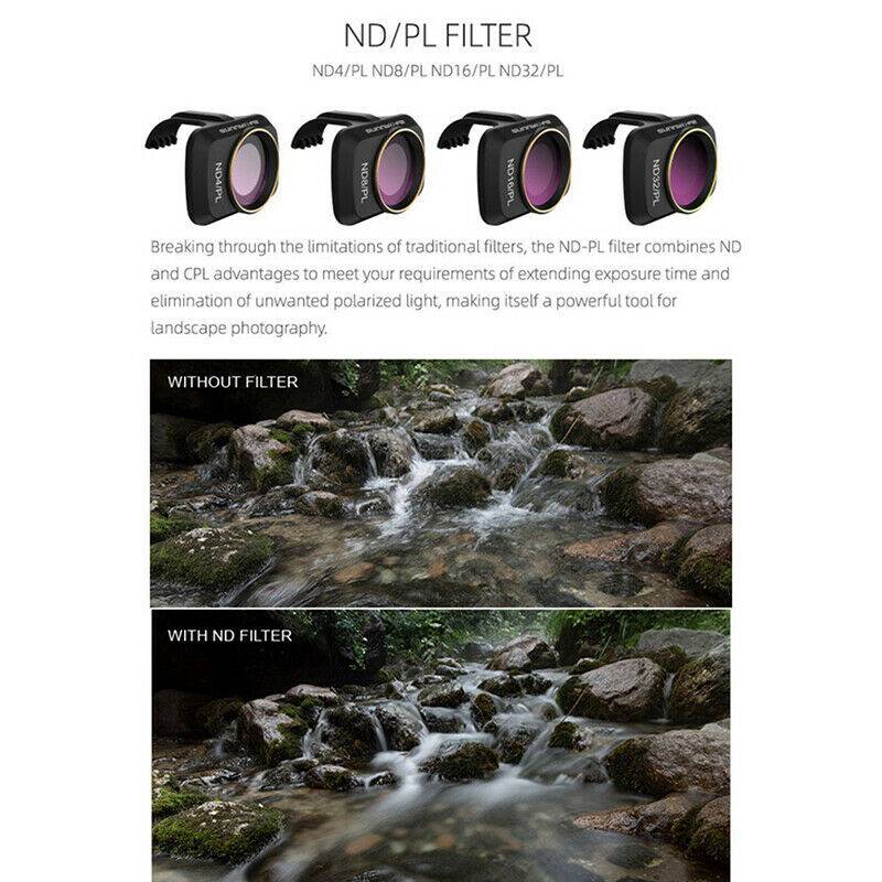 Mavic Mini 2 Gimbal Camera MCUV CPL ND-PL Lens Filter for DJI Mavic Mini Dro BG - Image 4