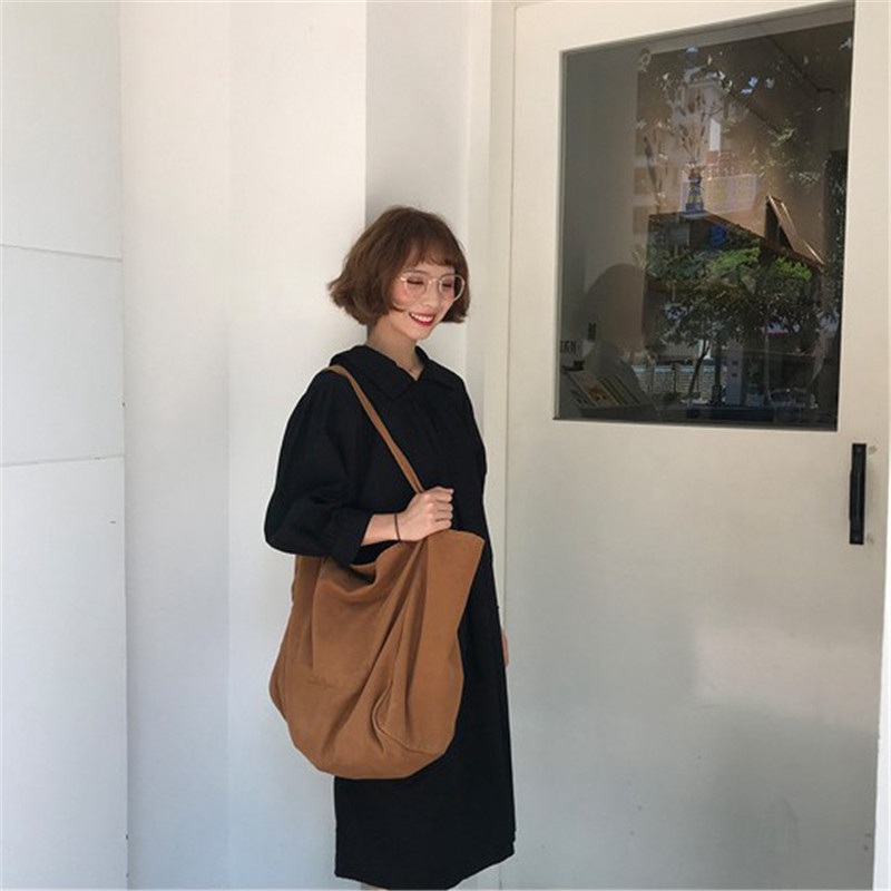 Large Capacity Women Lady Canvas Tote Shoulder Bags Durable Eco Shopping Handbag - 图片 14