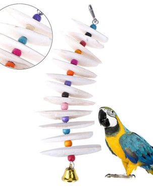 Cuttlefish Bone Bird Toys Parrots Budgie Pets Perch Parakeet Cage Supplies