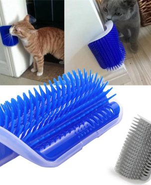 Cat Self Groomer Brush Pet Grooming Supplies Hair Removal Comb for Cat Dog Hair Shedding Trimming Cat Massage Device