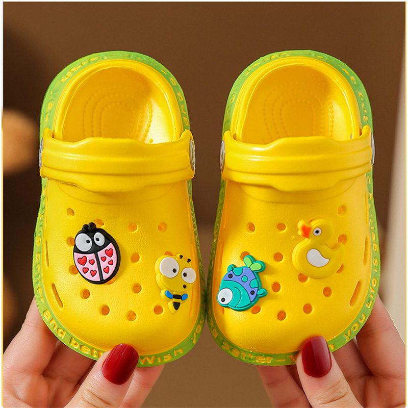 Children's Slippers Summer Boys Non-Slip Cute Girls 1-3 Years Old Baby's Bathroom Home Girls Closed Toe 2 Hole Shoes - Image 6