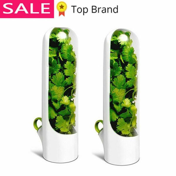 Herb Saver Kitchen Gadgets Herb Storage Container Herb Keeper Keeps Fresh - Image 3