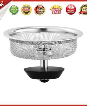 Stainless Steel Kitchen Water Sink Filter Mesh Bathroom Drain Hair Catcher