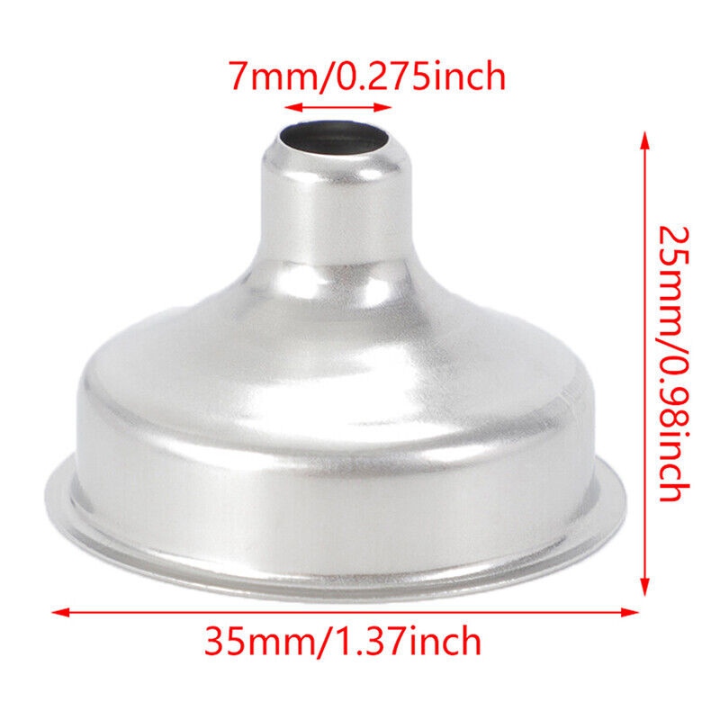 1PCS Portable Stainless Steel Metal Kitchen Supplies Small Mouth Funnel Filter - Image 5