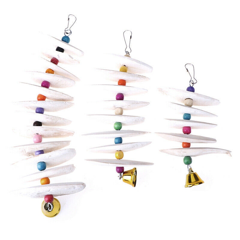 Cuttlefish Bone Bird Toys Parrots Budgie Pets Perch Parakeet Cage Supplies - Image 6