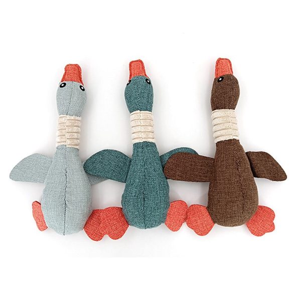 Dog Squeak Toys Wild Goose Sounds Toy Cleaning Teeth Puppy Dogs Chew Supplies Training  Household Pet Dog Toys accessories