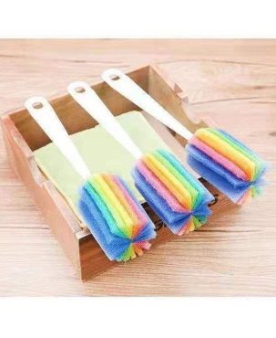 Kitchen Cleaning Tool Sponge Brush For Wineglass Bottle Coffee Tea Glass Cup