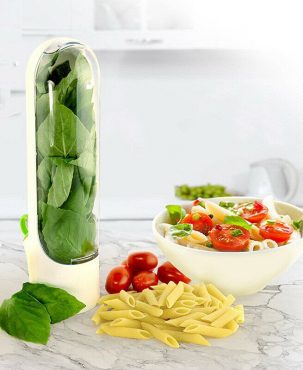 Premium Herb Saver Home Kitchen Gadgets Herb Storage Container Herb Keeper