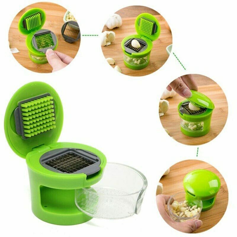 Garlic Chopper Press Stainless Steel Mini Chopper Kitchen Accessories Multipurpo - 图片 7