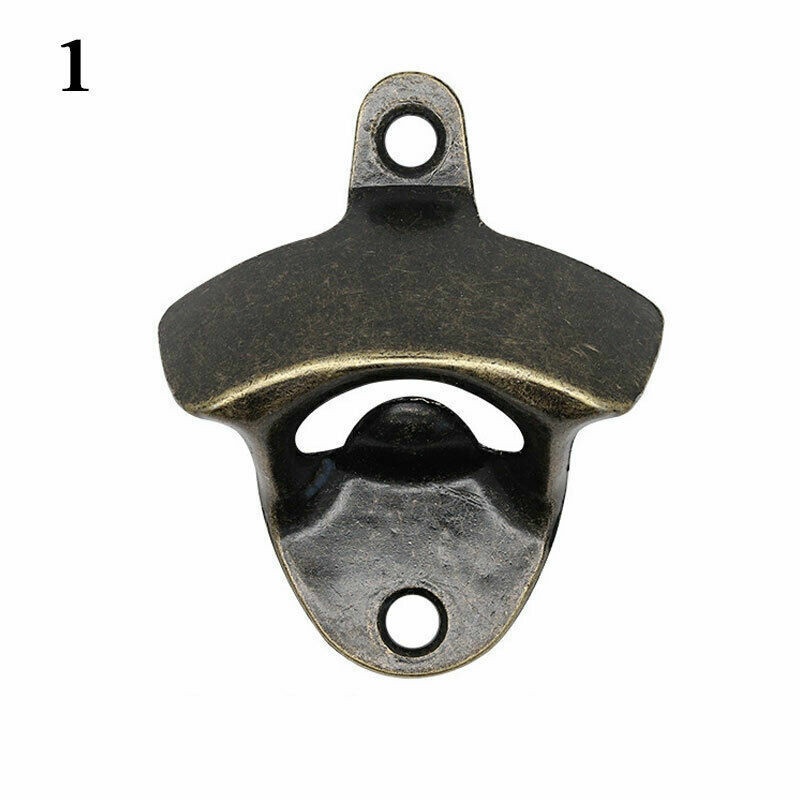 Kitchen Beer Bottle Opener Rustic Cast Iron Wall Mounted Open Tool Vintage Style - Image 6