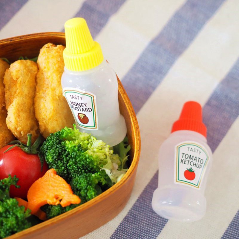 Kitchen Portable Seasoning Bottle Mini Ketchup Bottle Portable Small Pot Salad Soy Sauce Spray Bottle Ketchup Honey Mustard - 图片 6