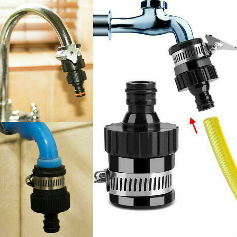 Universal Tap Connector Adapter Mixer Kitchen Garden Hose Pipe Joiner laps UK - Image 12