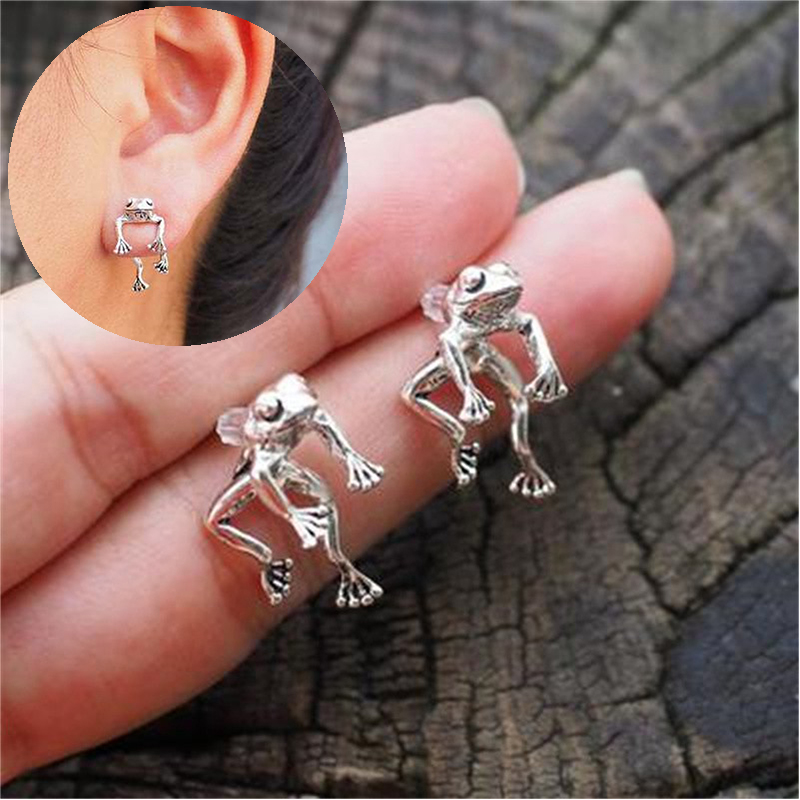 New Funny Frog Earrings Female European And American Fashion Creative Ethnic Style Earrings Wild Personality Jewelry - Image 9