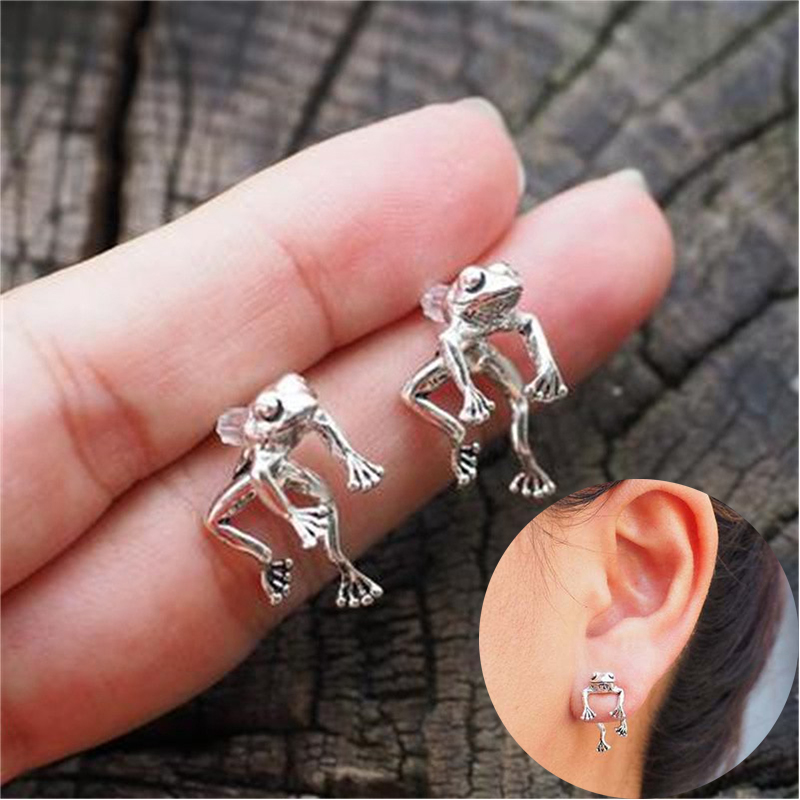 New Funny Frog Earrings Female European And American Fashion Creative Ethnic Style Earrings Wild Personality Jewelry - Image 6