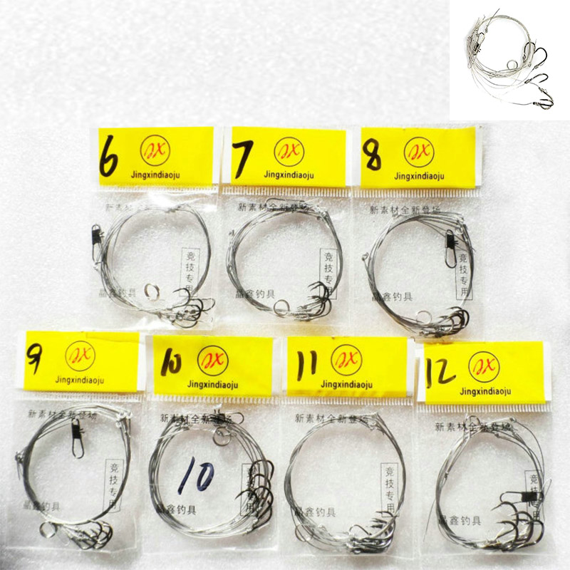 Yi Shi Ni Steel Wire Fishing Hot Hoy Fish Hook Fishing Gear Sea Fishing Barbed Set 50 Pcs - 图片 5
