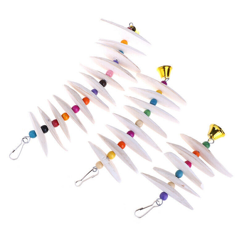 Cuttlefish Bone Bird Toys Parrots Budgie Pets Perch Parakeet Cage Supplies - Image 3