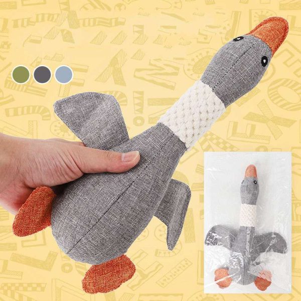 Dog Squeak Toys Wild Goose Sounds Toy Cleaning Teeth Puppy Dogs Chew Supplies Training  Household Pet Dog Toys accessories - Image 2