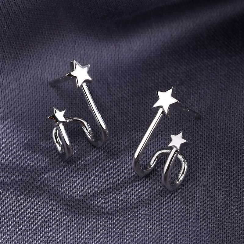Shape Stars 925 Stud Earrings Womens Girls Jewellery Gift UK - Image 7