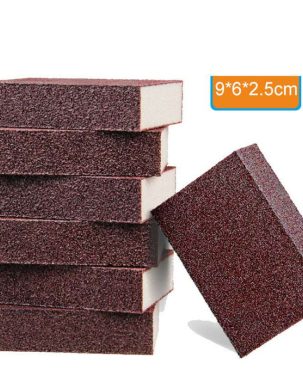 Magic Sponge Eraser Carborundum Removing Rust Cleaning Brush Descaling Clean Rub for Cooktop Pot Kitchen Sponge