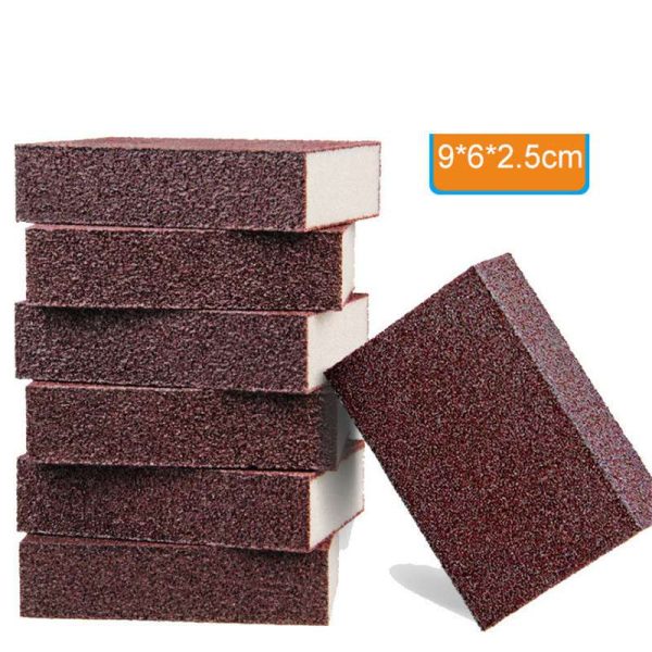 Magic Sponge Eraser Carborundum Removing Rust Cleaning Brush Descaling Clean Rub for Cooktop Pot Kitchen Sponge