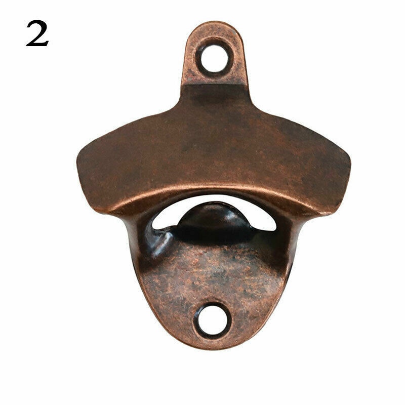 Kitchen Beer Bottle Opener Rustic Cast Iron Wall Mounted Open Tool Vintage Style - Image 7