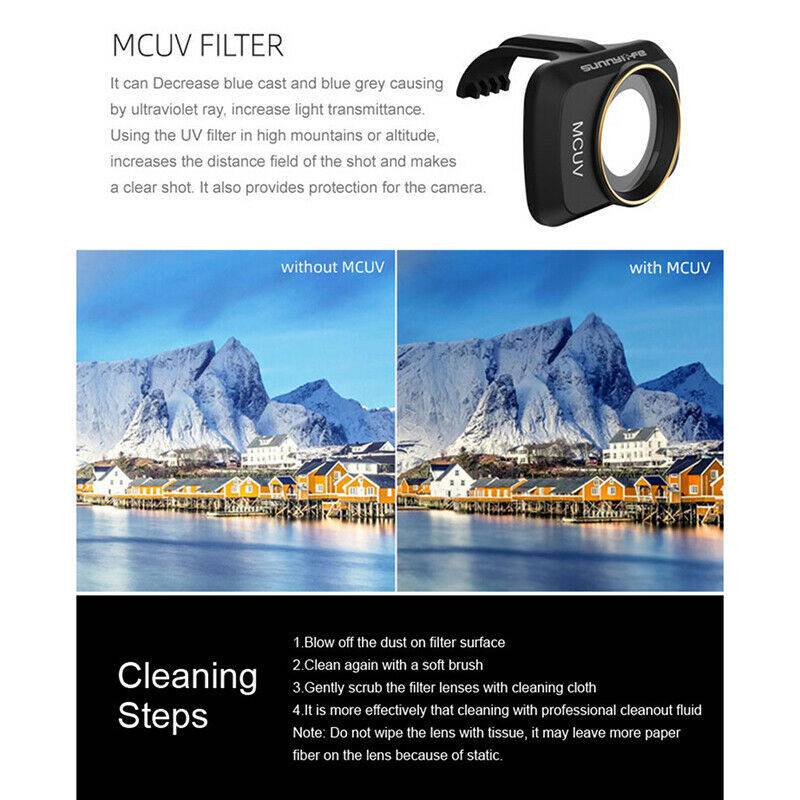 Mavic Mini 2 Gimbal Camera MCUV CPL ND-PL Lens Filter for DJI Mavic Mini Dro BG - Image 7