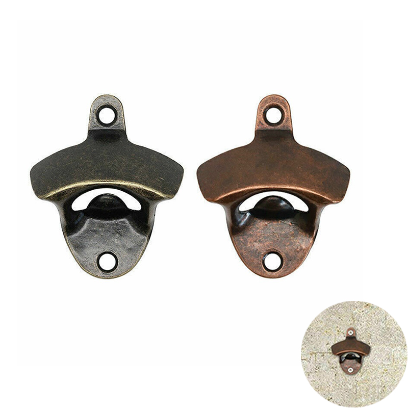 Kitchen Beer Bottle Opener Rustic Cast Iron Wall Mounted Open Tool Vintage Style - Image 8