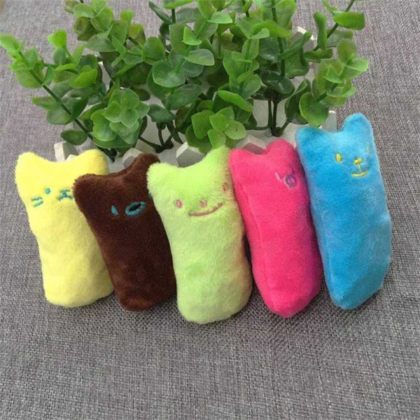2PC Thumb Expression Cat dog Toy Ringing Paper Plush Toy Cat Grass Catnip Bite-Resistant Pet Toy Cat Supplies - Image 8