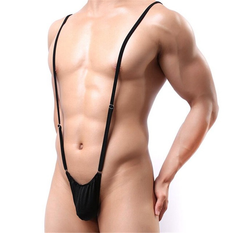 Men's Sexy Strap Underwear Male Thong Mankini Men Leotard Thongs Bodysuit Stage Perform Lingerie - Image 8