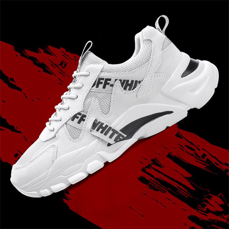 Men's Shoes Spring 2024 New Trendy Sports Casual Borad Shoes Versatile Summer Breathable Mesh Running Daddy Tide Shoes - Image 9