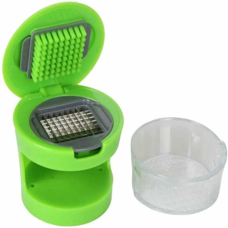 Garlic Chopper Press Stainless Steel Mini Chopper Kitchen Accessories Multipurpo - 图片 9