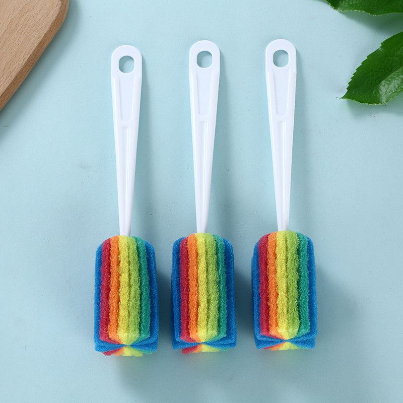 Soft Sponge Brush Bottle Cup Wine Glass Washing Cleaning Kitchen Cleaner - 图片 10
