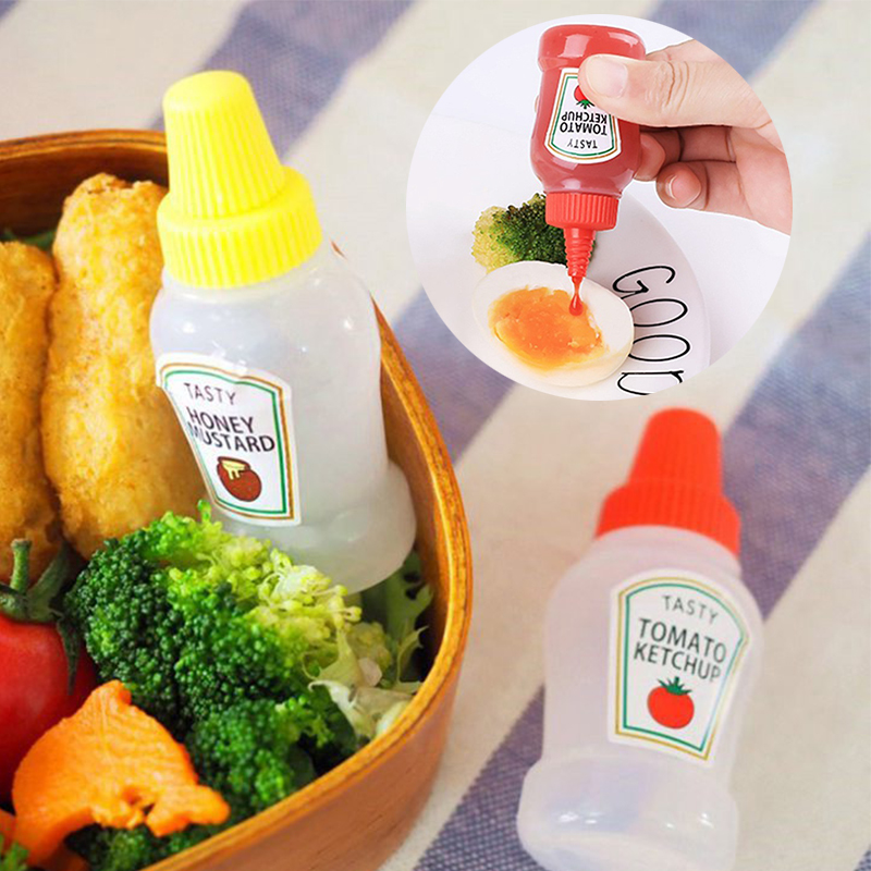 Kitchen Portable Seasoning Bottle Mini Ketchup Bottle Portable Small Pot Salad Soy Sauce Spray Bottle Ketchup Honey Mustard - 图片 9