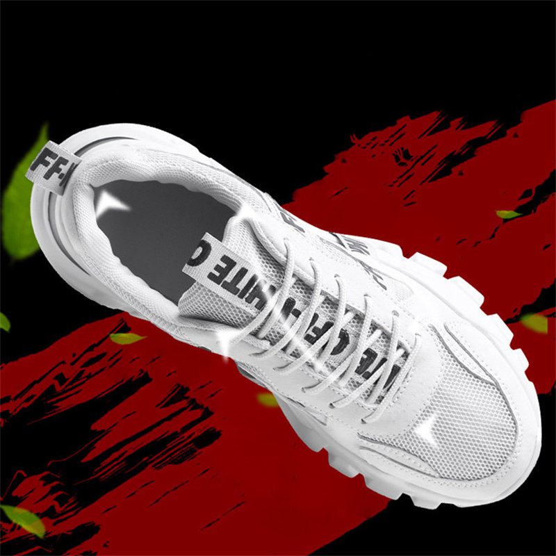 Men's Shoes Spring 2024 New Trendy Sports Casual Borad Shoes Versatile Summer Breathable Mesh Running Daddy Tide Shoes - Image 10