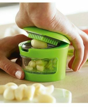 Garlic Chopper Press Stainless Steel Mini Chopper Kitchen Accessories Multipurpo