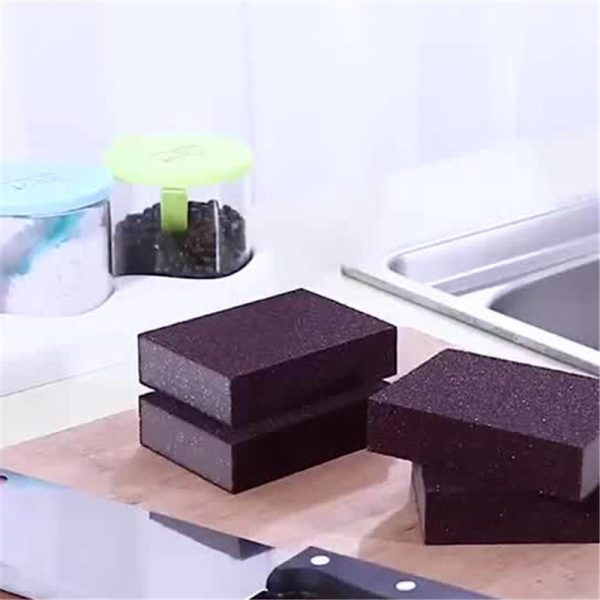 Magic Sponge Eraser Carborundum Removing Rust Cleaning Brush Descaling Clean Rub for Cooktop Pot Kitchen Sponge - Image 8