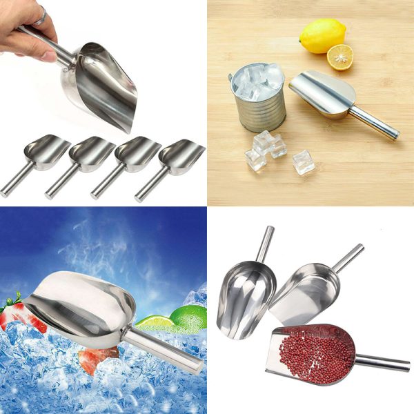 Stainless Steel Scoops Ice Tongs Sweet Candy BBQ Buffet Kitchen Bar Party Supply - Image 9