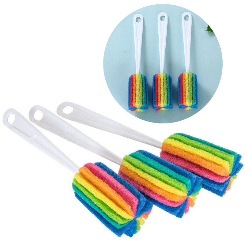 Soft Sponge Brush Bottle Cup Wine Glass Washing Cleaning Kitchen Cleaner - 图片 18
