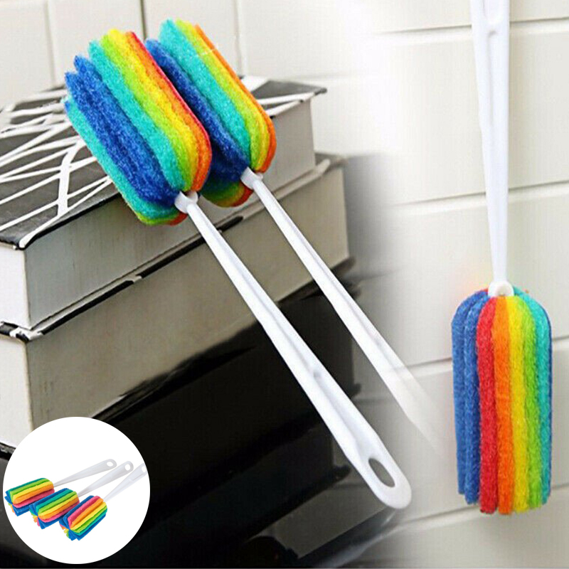 Soft Sponge Brush Bottle Cup Wine Glass Washing Cleaning Kitchen Cleaner - 图片 15