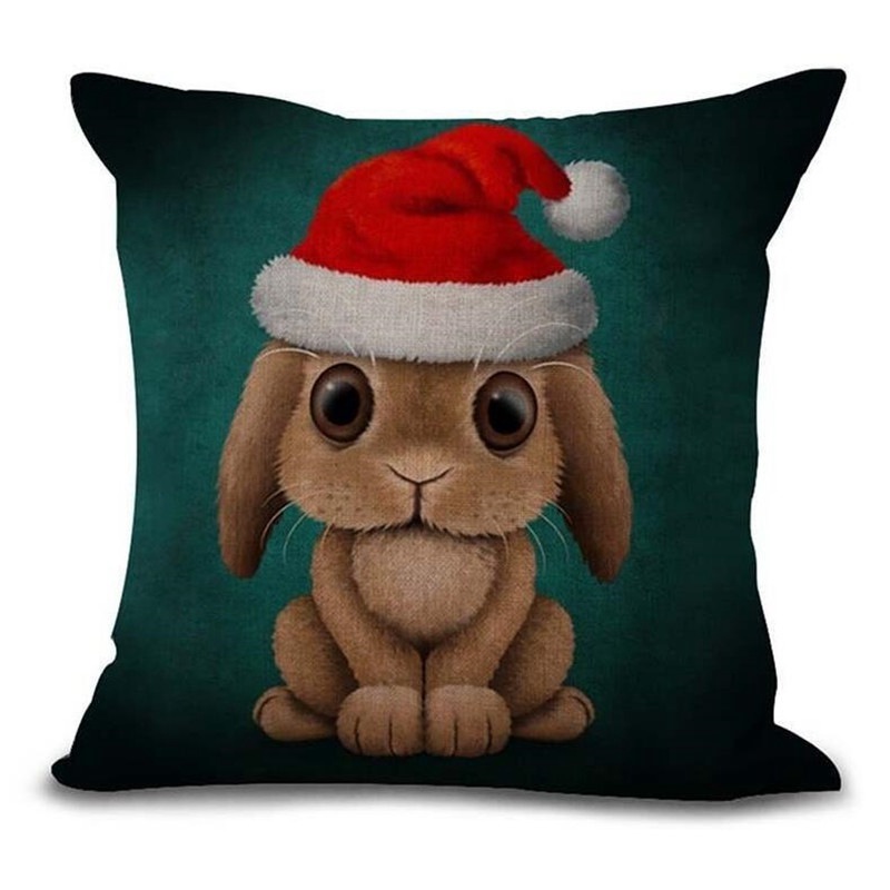 Pillow Case Throw Pillowcase Cotton Linen Printed Pillow Covers For Office Home Textile