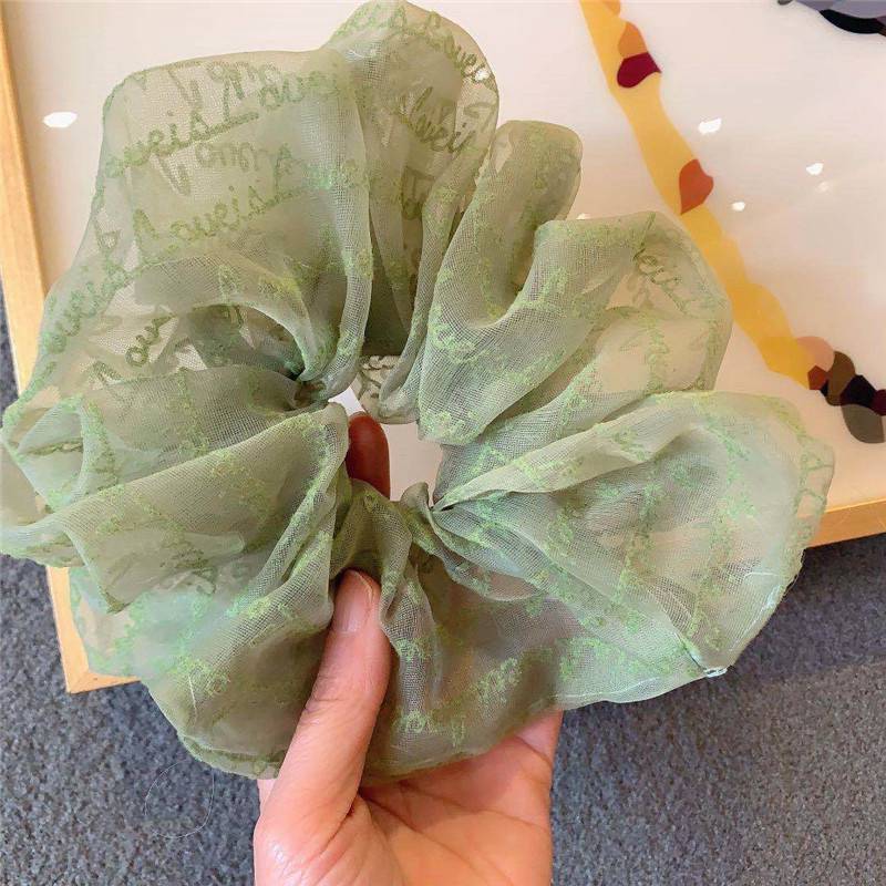 Oversized Hair Scrunchies For Women Solid Satin Silk Scrunchie Hair Rubber Bands Elastic Hair Ties Accessories Ponytail Holder - Image 3