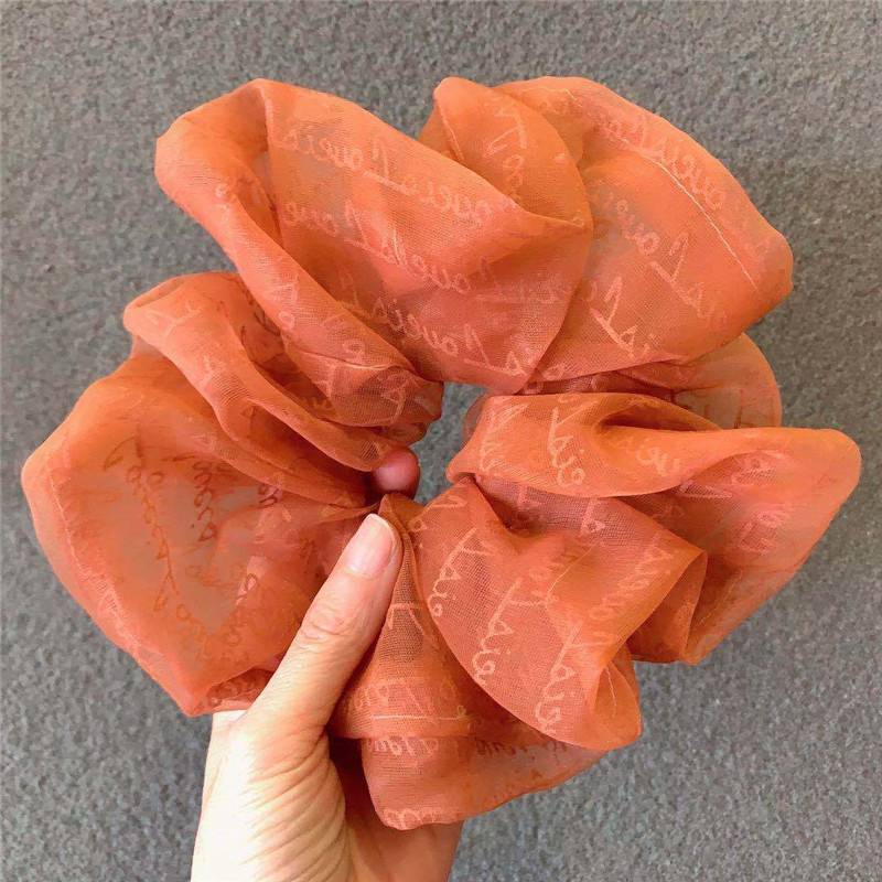 Oversized Hair Scrunchies For Women Solid Satin Silk Scrunchie Hair Rubber Bands Elastic Hair Ties Accessories Ponytail Holder - Image 8