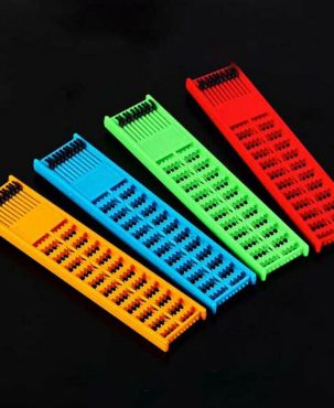 1PC Fishing Rig Board Plastic Double Side Spring Hooks Storage Catch Holder